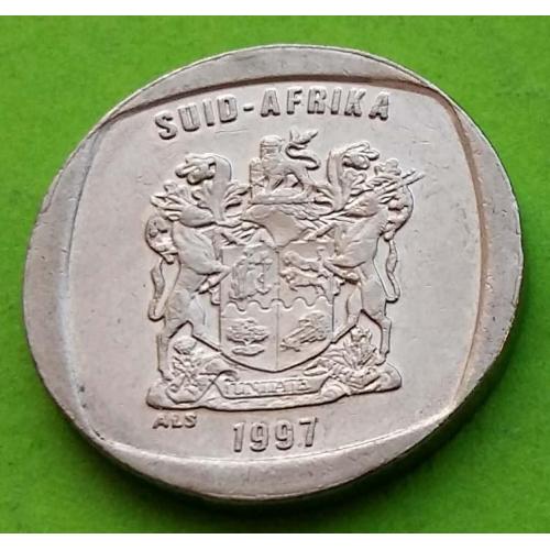 ЮАР 1 ранд 1997 г. (надпмсь над гербом)