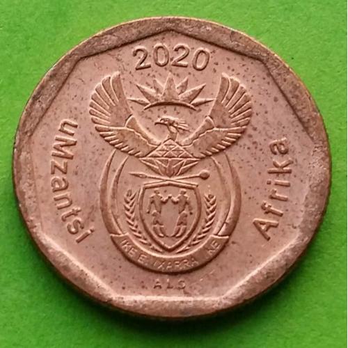 ЮАР 10 центов 2020 г. (каждый год новая надпись)