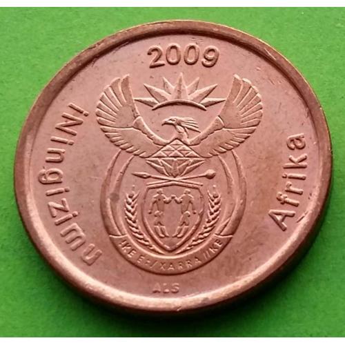 ЮАР 5 центов 2009 г. (каждый год новая надпись)