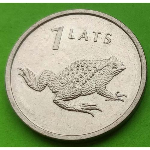 Юб. Латвия 1 лат 2010 г. (жабка)