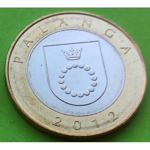 Юб. Литва 2 лита 2012 г. (Паланга)