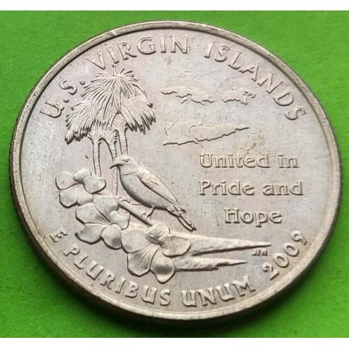 Юб. США 25 центов (квотер) 2009 г. - Территории - Американские Виргинские острова