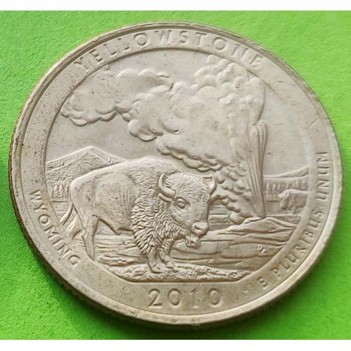 Юб. США 25 центов (квотер) 2010 г. (бизон)