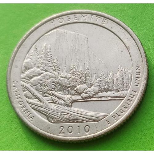 Юб. США 25 центов (квотер) 2010 г. (скала)
