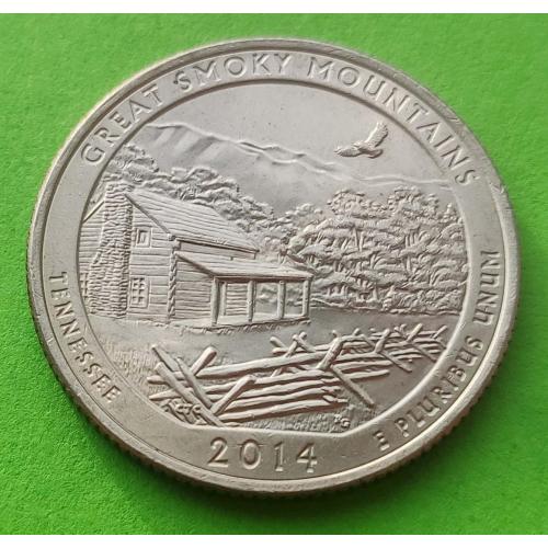 Юб. США 25 центов (квотер) 2014 г. (домик)