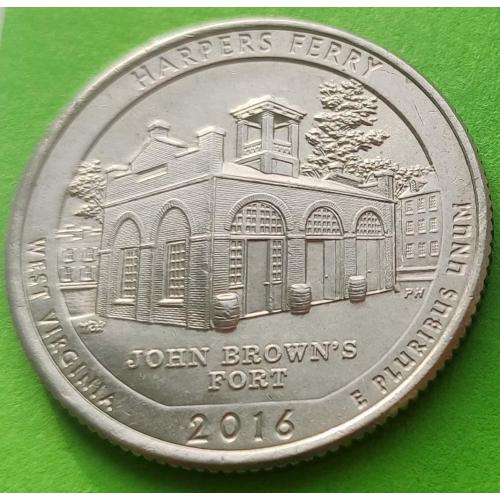 Юб. США 25 центов (квотер) 2016 г. (форт)