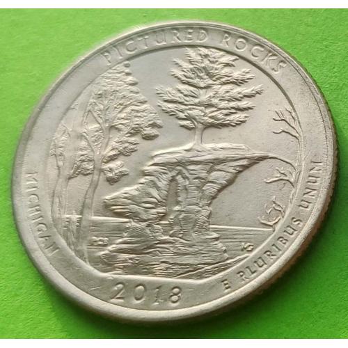 Юб. США 25 центов (квотер) 2018 г. (скала)