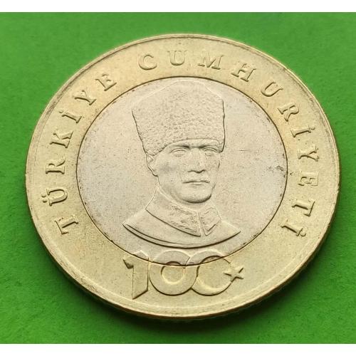 Юб. Турция 5 лир 2023 г. (100 лет со дня основания Республики)