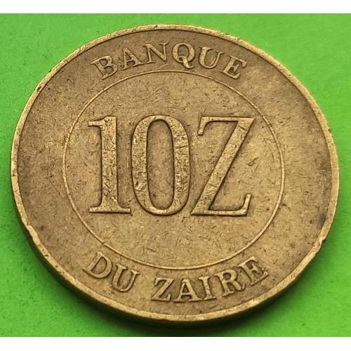 Заир 10 заиров 1988 г.