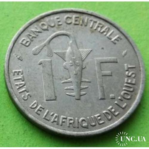 Западная Африка 1 франк 1975 г.