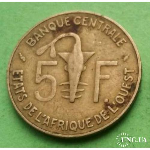 Западно-Африканские штаты (Фр. Африка) 5 франков 1981 г.
