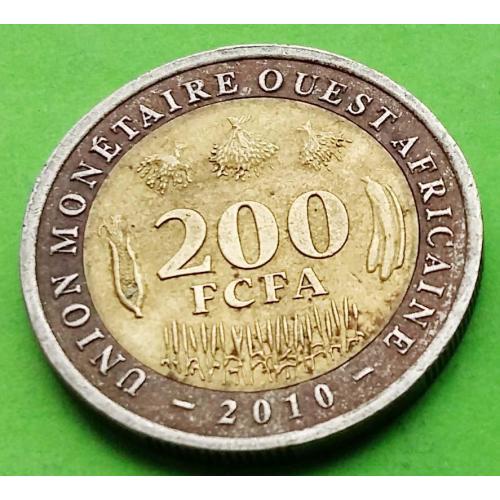 Западно-Африканский союз 200 франков 2010 г.