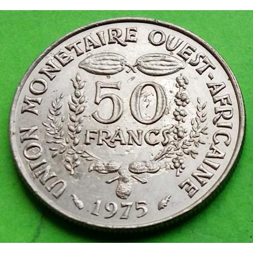 Западно-Африканский Союз 50 франков 1975 г. - отличное состояние