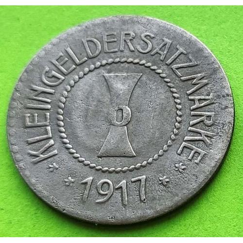 Железо - Германия (Мюльхаузен) нотгельд 10 пфеннигов 1917 г.