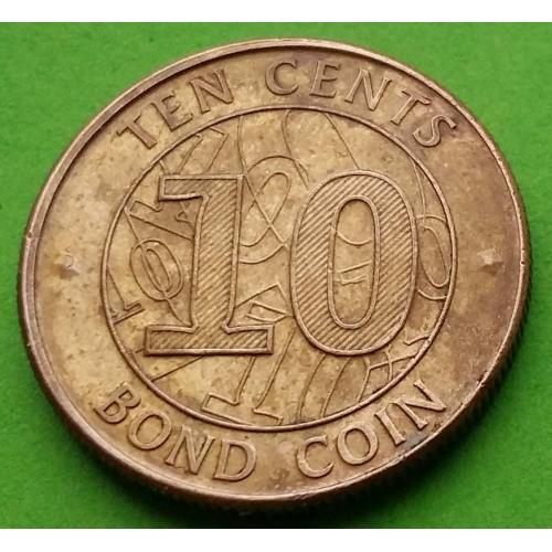 Зимбабве 10 центов 2014 г.
