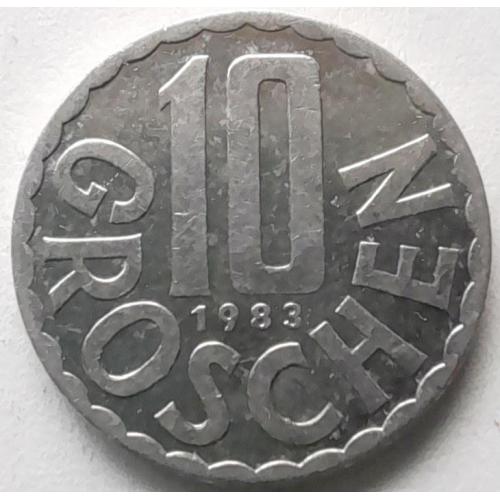 Австрія 10 грошей 1983