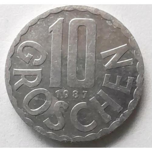 Австрія 10 грошей 1987