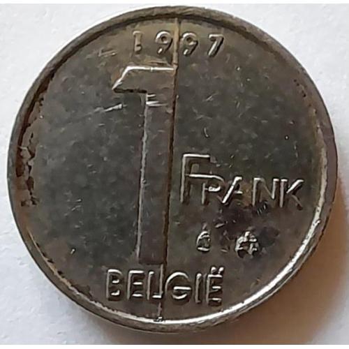 Бельгія 1 франк 1997