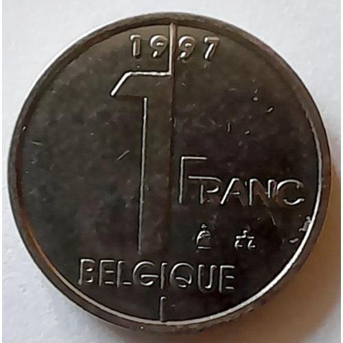 Бельгія 1 франк 1997