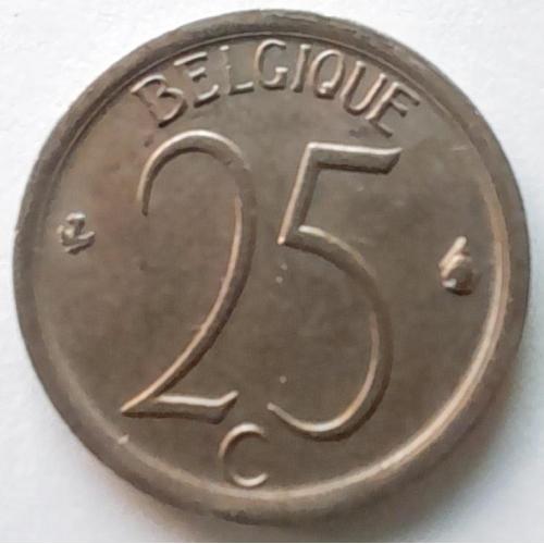 Бельгія 25 сантимів 1968
