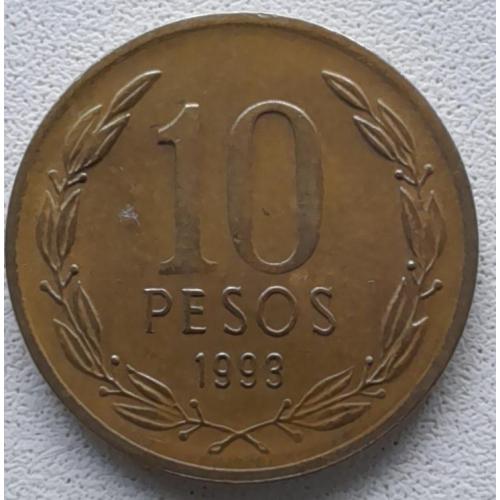 Чілі 10 песо 1993