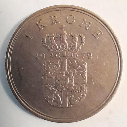 Данія 1 крона 1972