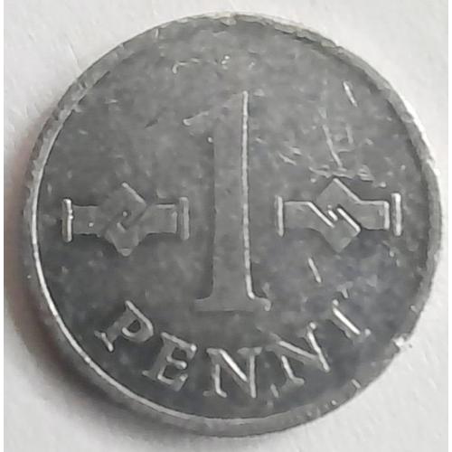 Фінляндія 1 пенні 1969
