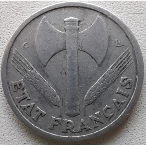 Франція 1 франк 1944
