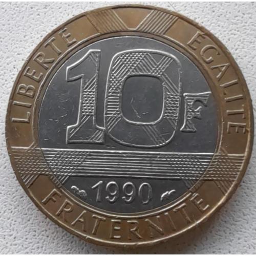 Франція 10 франків 1990