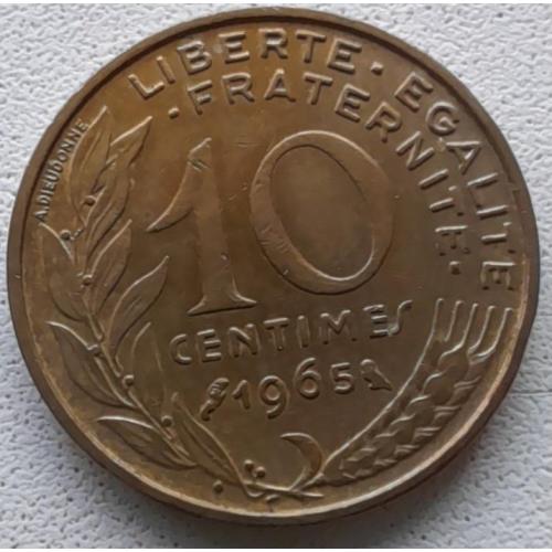 Франція 10 сантимів 1965