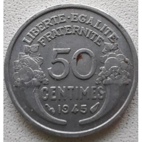 Франція 50 сантимів 1945