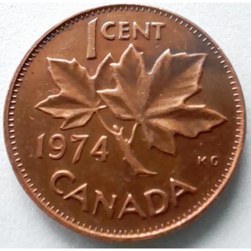Канада 1 цент 1974