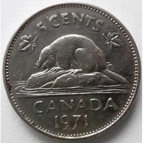 Канада 5 центів 1971