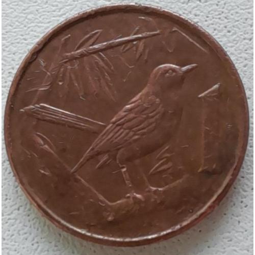 Кайманові острови 1 цент 2002