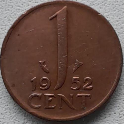 Нідерланди 1 цент 1952