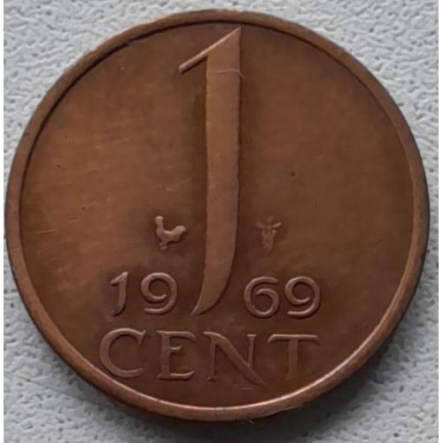 Нідерланди 1 цент 1969
