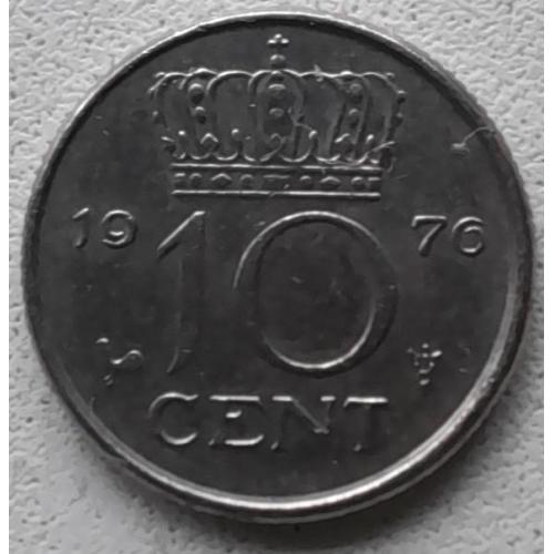 Нідерланди 10 центів 1976