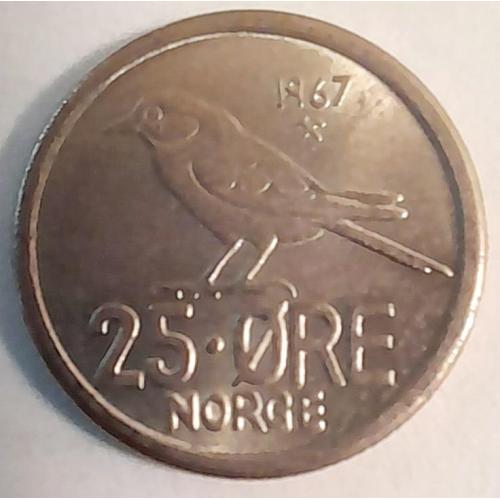 Норвегія 25 ере 1967