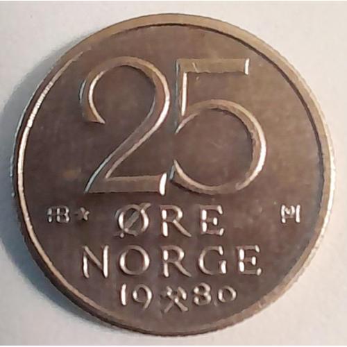 Норвегія 25 ере 1980