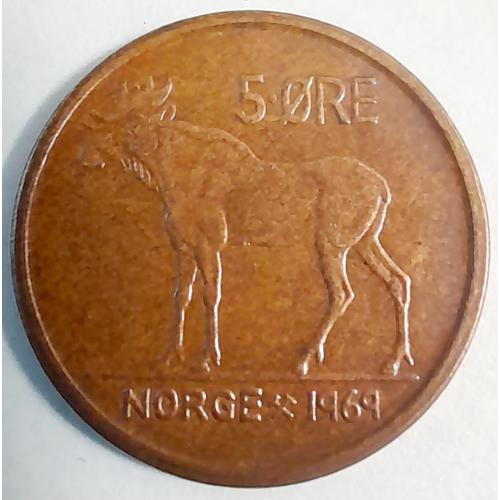 Норвегія 5 ере 1969
