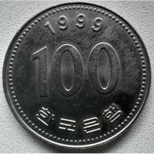 Південна Корея 100 вон 1999