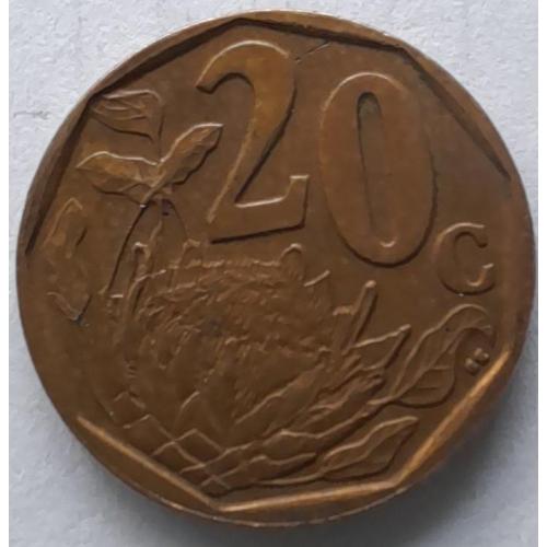 Південно-Африканська Республіка 20 центів 2004
