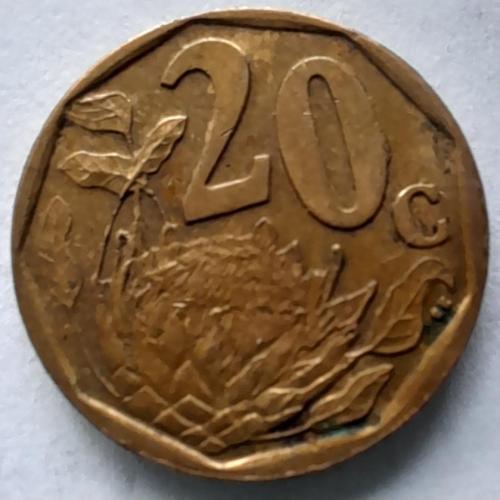 Південно-Африканська Республіка 20 центів 2008