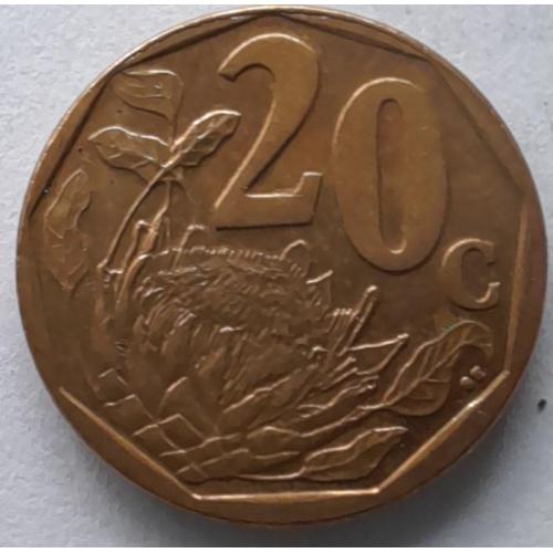 Південно-Африканська Республіка 20 центів 2015