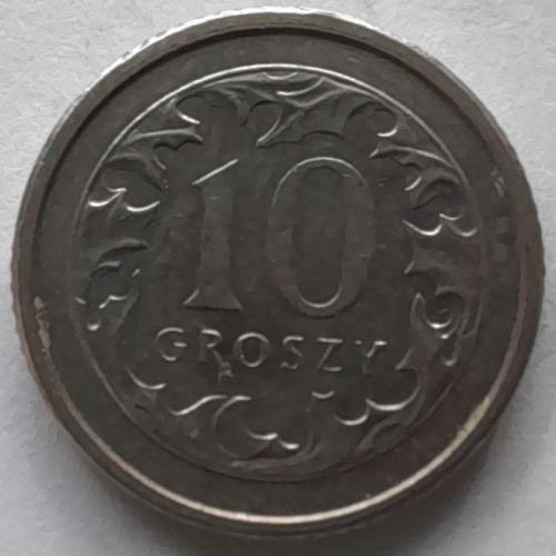 Польща 10 грошей 1993