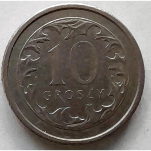 Польща 10 грошей 1993