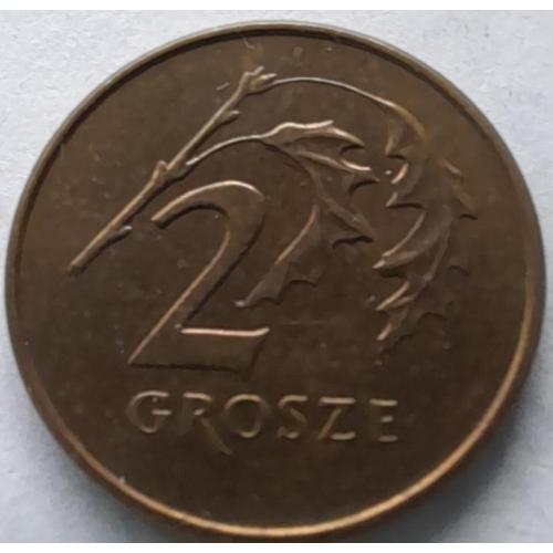Польща 2 гроша 1990