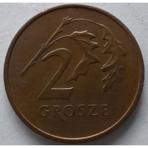 Польща 2 гроша 1999