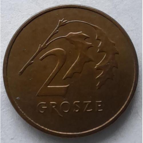 Польща 2 гроша 2007