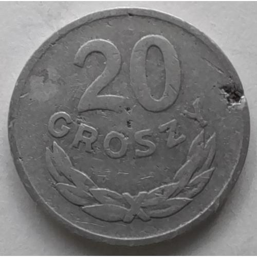 Польща 20 грошей 1961